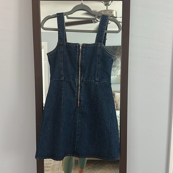 NWOT Endless Rose denim bow mini dress - Picture 6 of 6